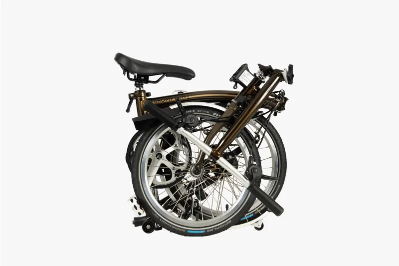 Brompton C-Line Explore Low Bar Folding Bike Black Laquer-3